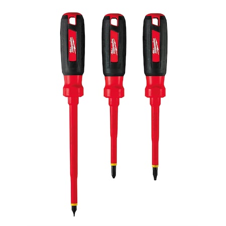 Milwaukee Tool 3PC Insulated Screwdriver Set 48-22-2202